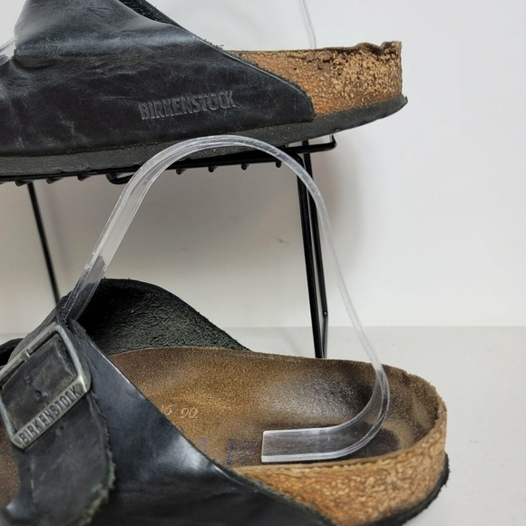 Birkenstock Woman Arizona BS 0051791 Regular Fit Black Birko-Flor Sandals Sz 41 - Picture 3 of 10